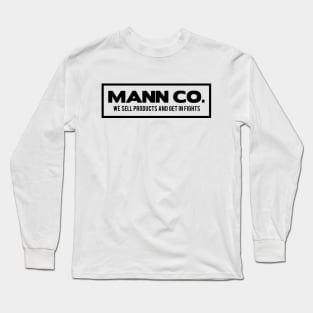 Mann Co. Black Long Sleeve T-Shirt